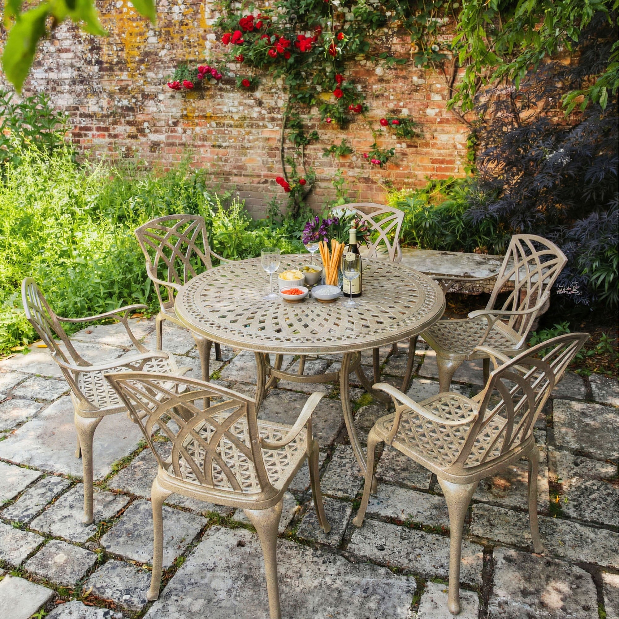 Alice tuintafel (6 persoons set)