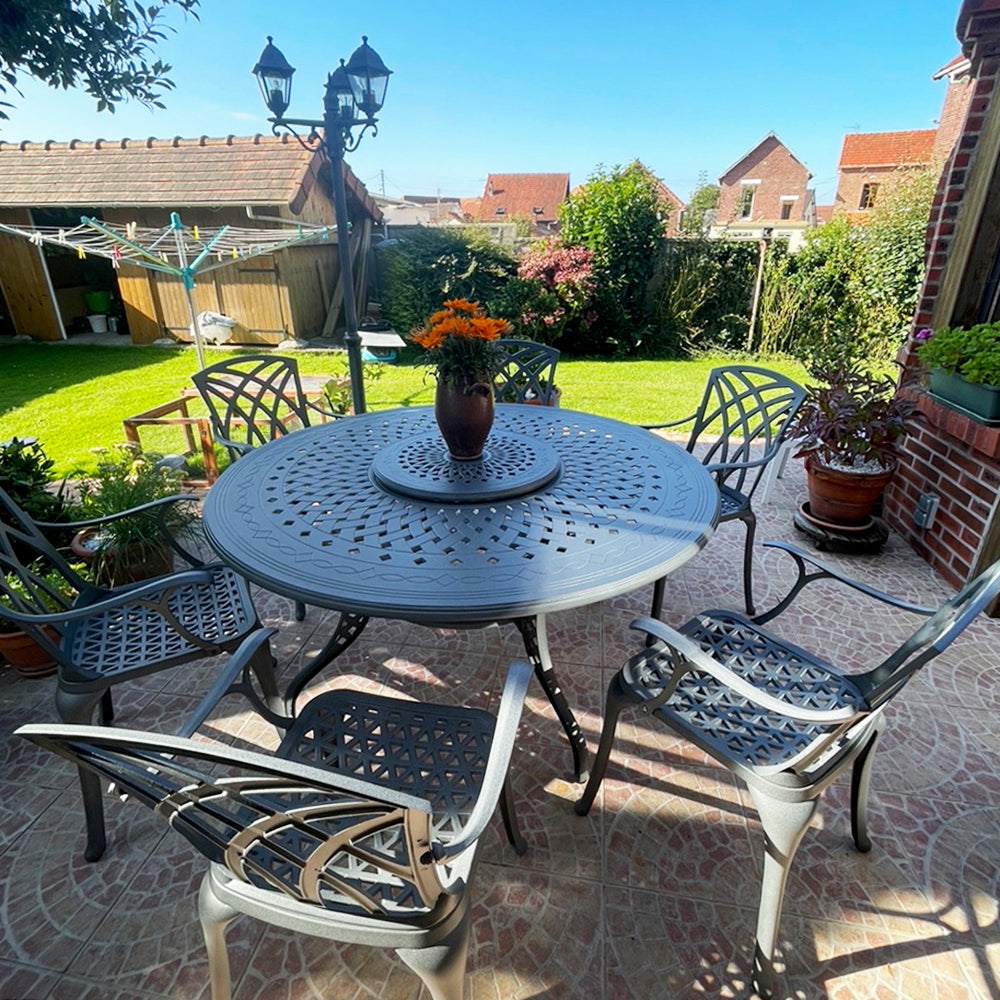 Amelia tuintafel (6 persoons set)