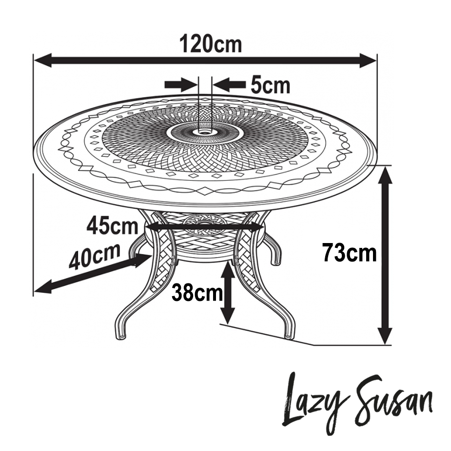 Amy Tuintafel (6 Persoons Set)