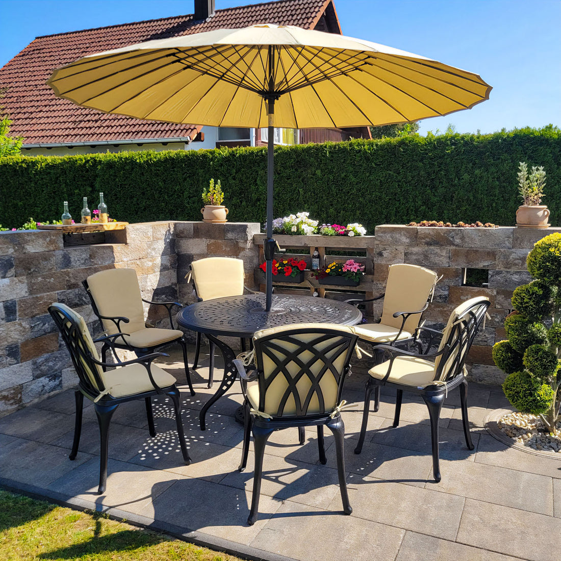 Amy tuintafel (6 persoons set)