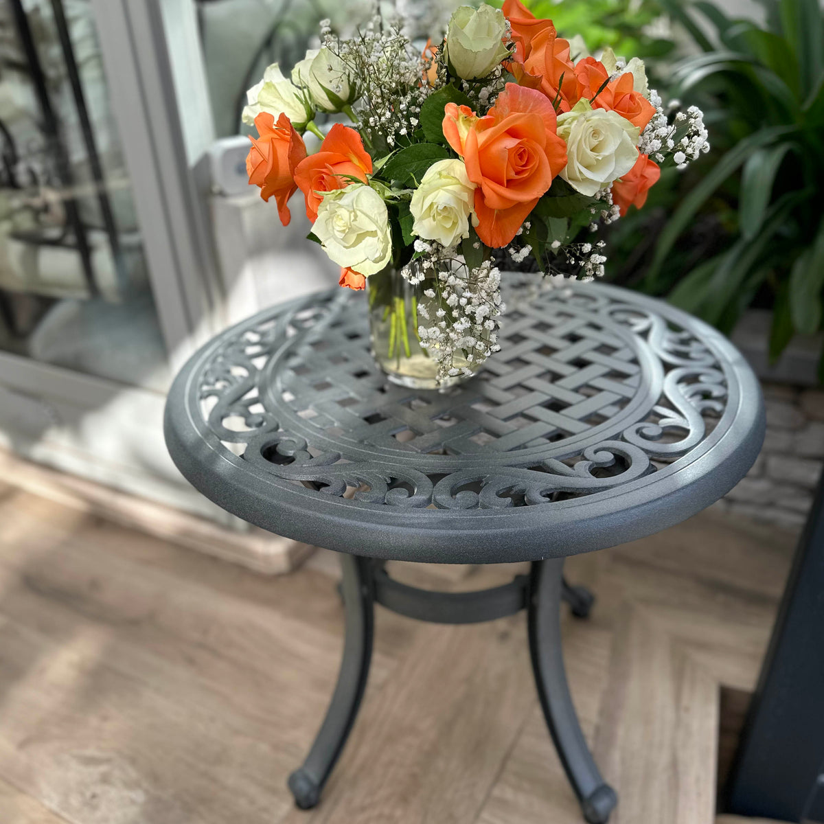 Ava Tuintafel - Leigrijs
