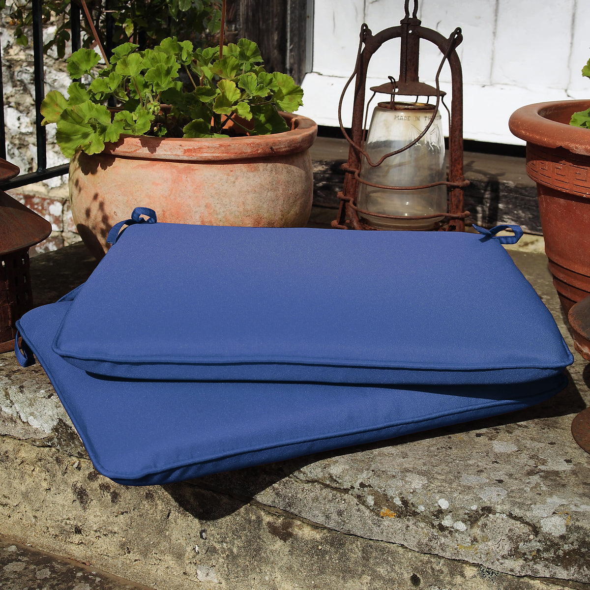 Zitkussen marineblauw - Blauw