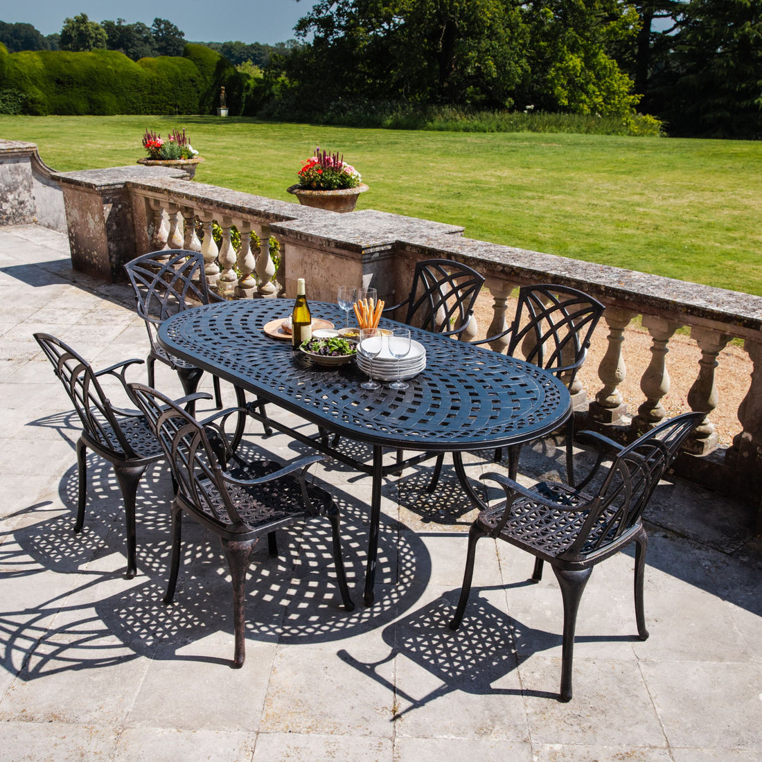 Catherine tuintafel (6 persoons set)