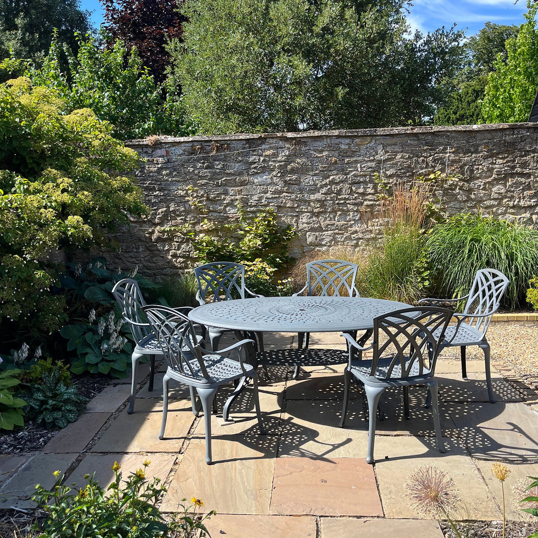 Charlotte tuintafel (6 persoons set)