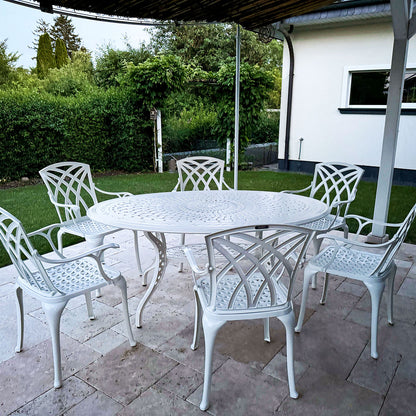 Charlotte tuintafel (6 persoons set)