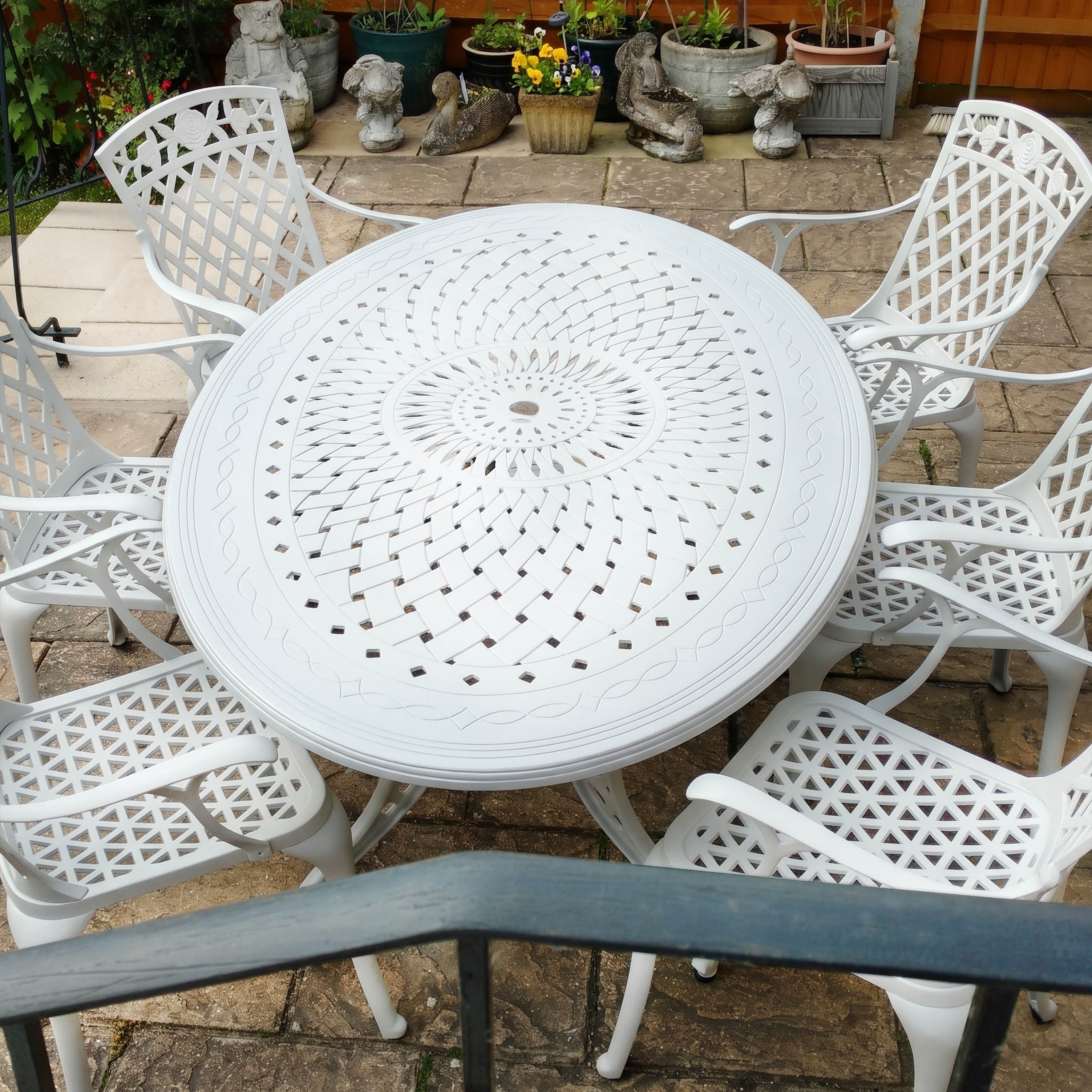 Charlotte tuintafel (6 persoons set)