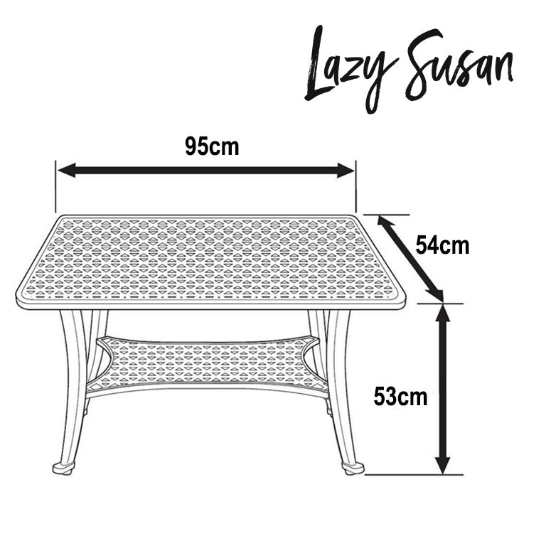 Claire Bijzettafel (2 Persoons Set)