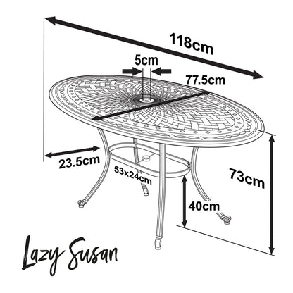Daisie Tuintafel (2 Persoons Set)