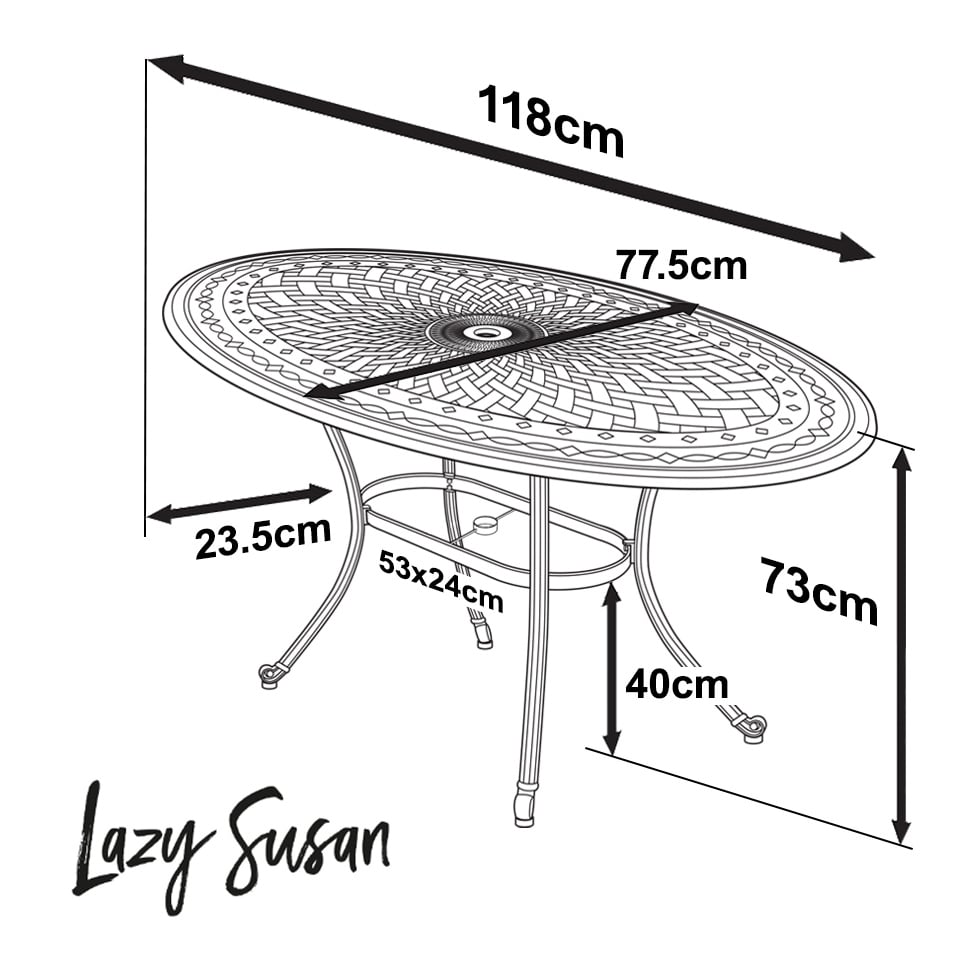 Daisie Tuintafel (2 Persoons Set)