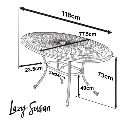 Daisie tuintafel (4 persoons set)