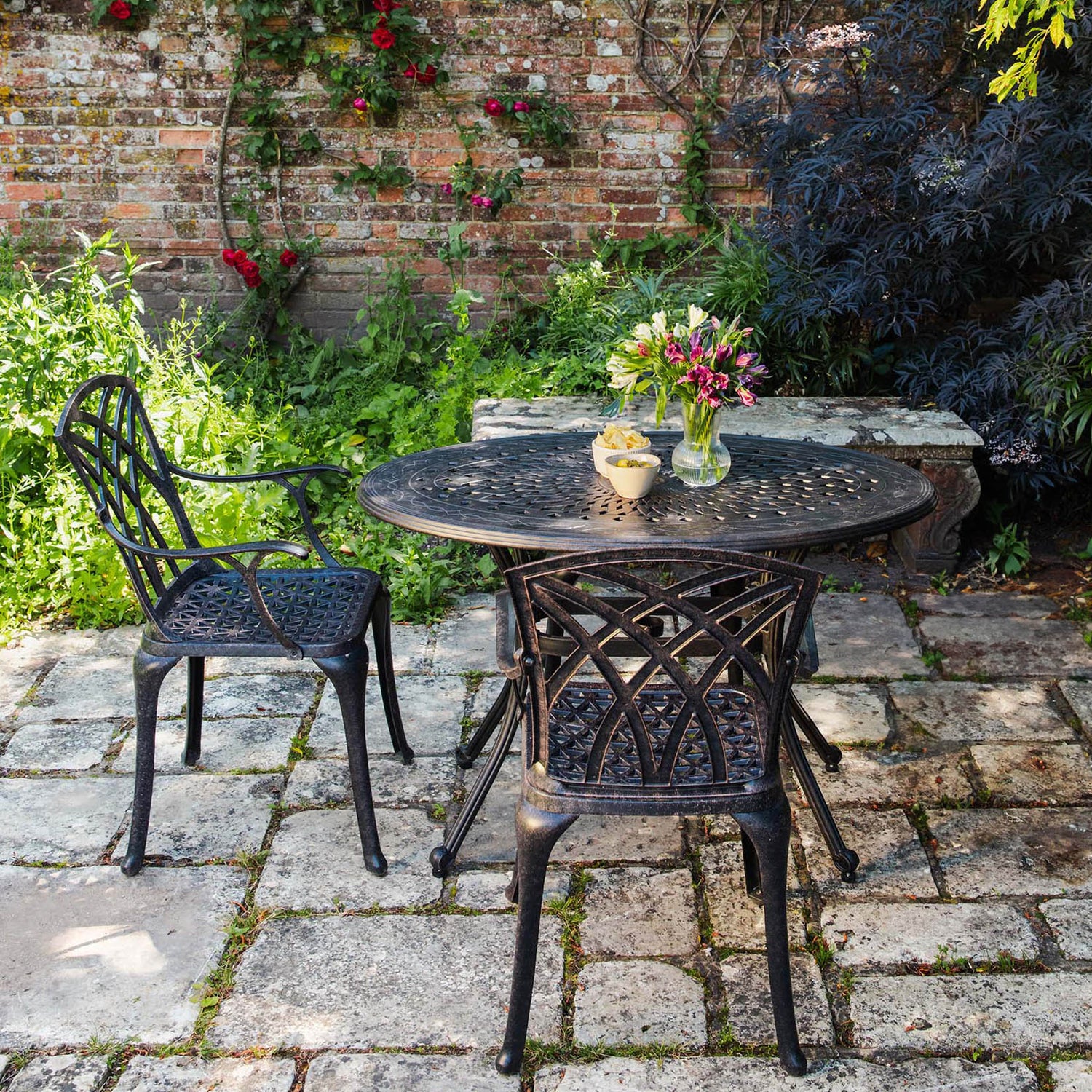 Daisie tuintafel (2 persoons set)