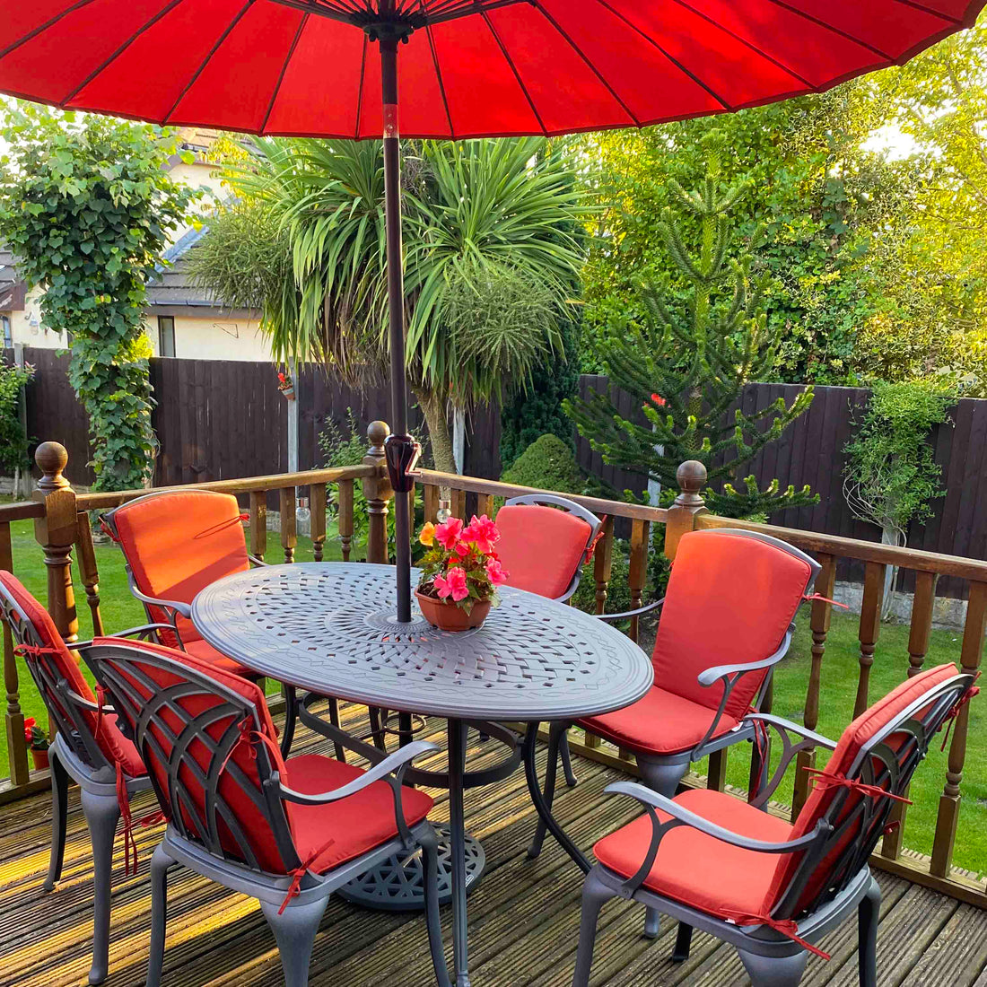 Emily tuintafel (6 persoons set)