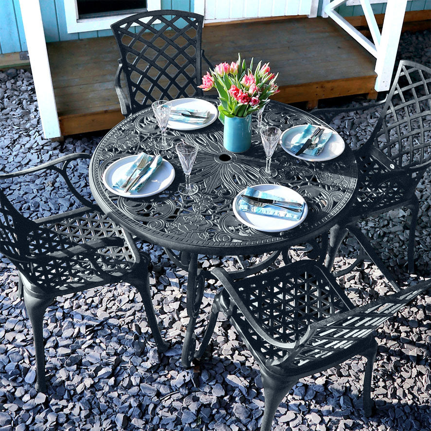 Flora Tuintafel (4 Persoons Set)