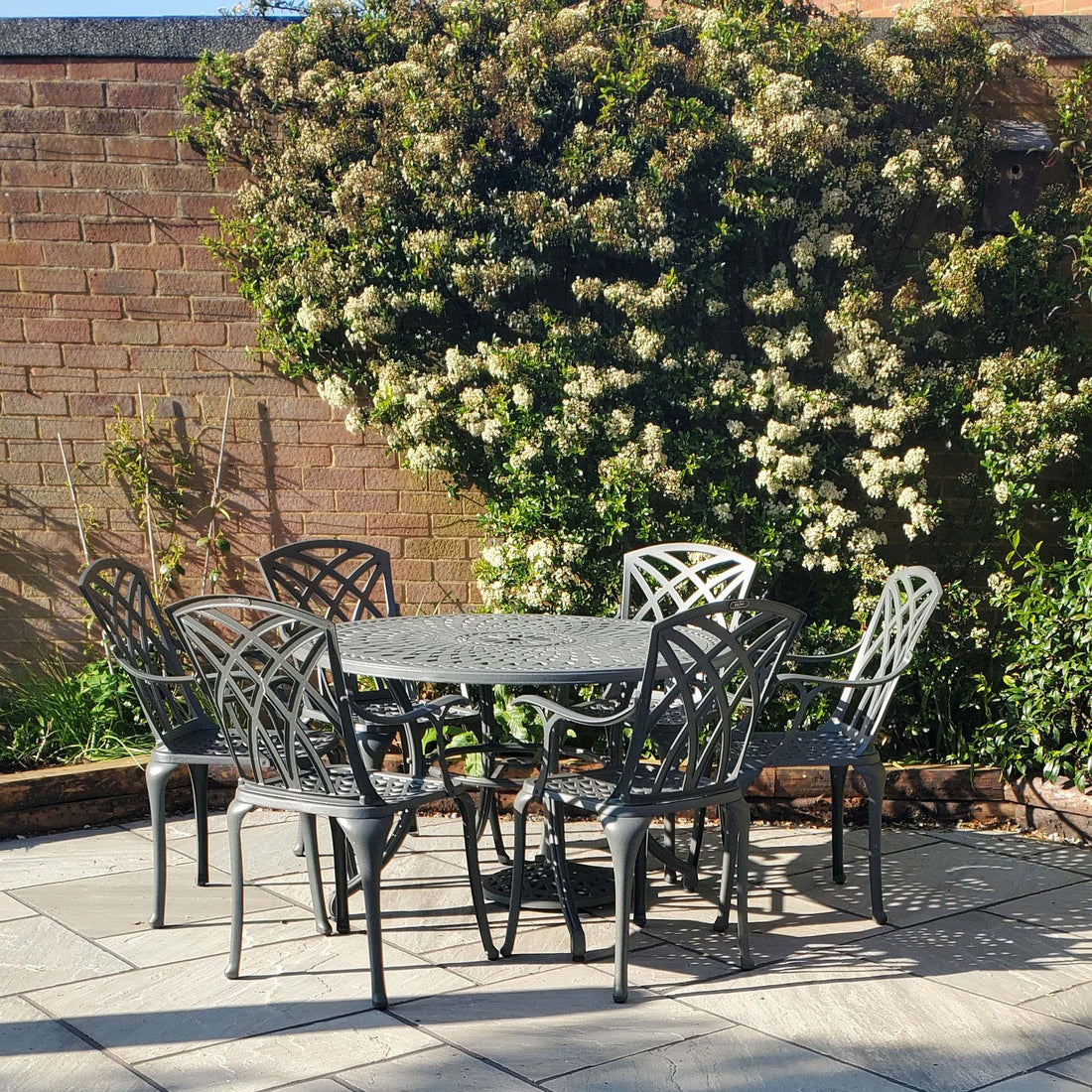 Frances tuintafel (6 persoons set)