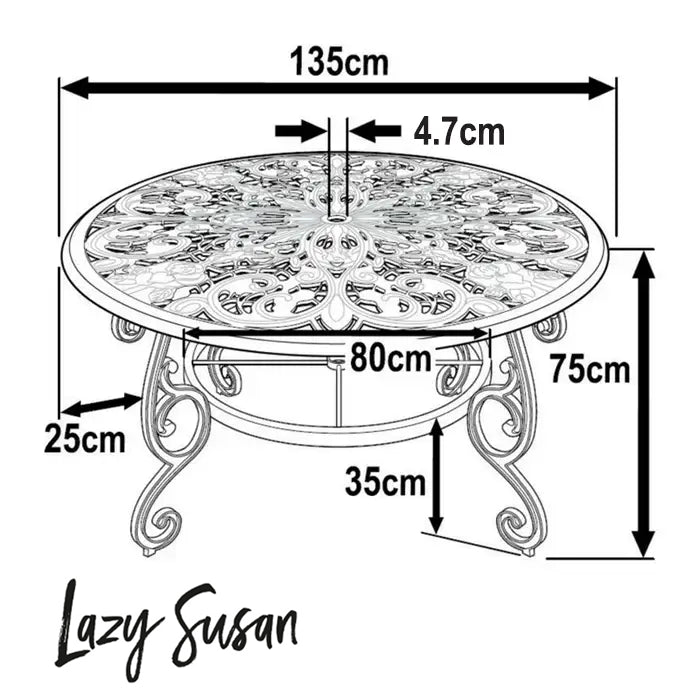 Joyce Tuintafel (6 Persoons Set)