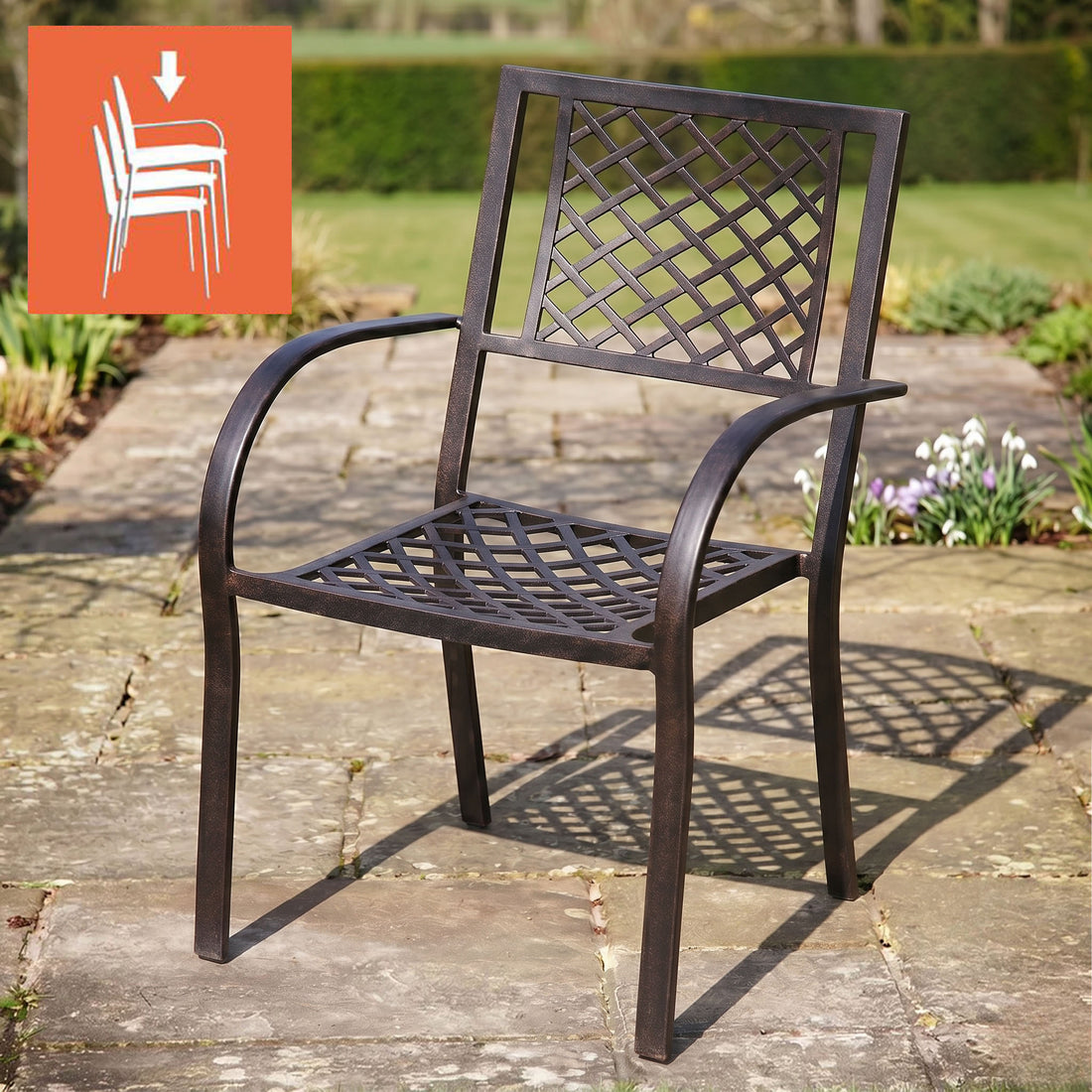 JANE Aluminium Tuinstoel