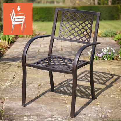 JANE Aluminium Tuinstoel
