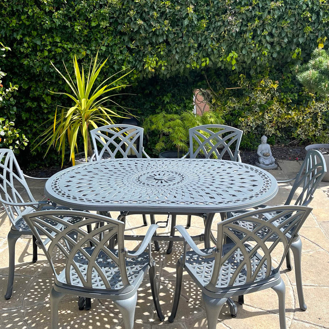 June tuintafel (6 persoons set)