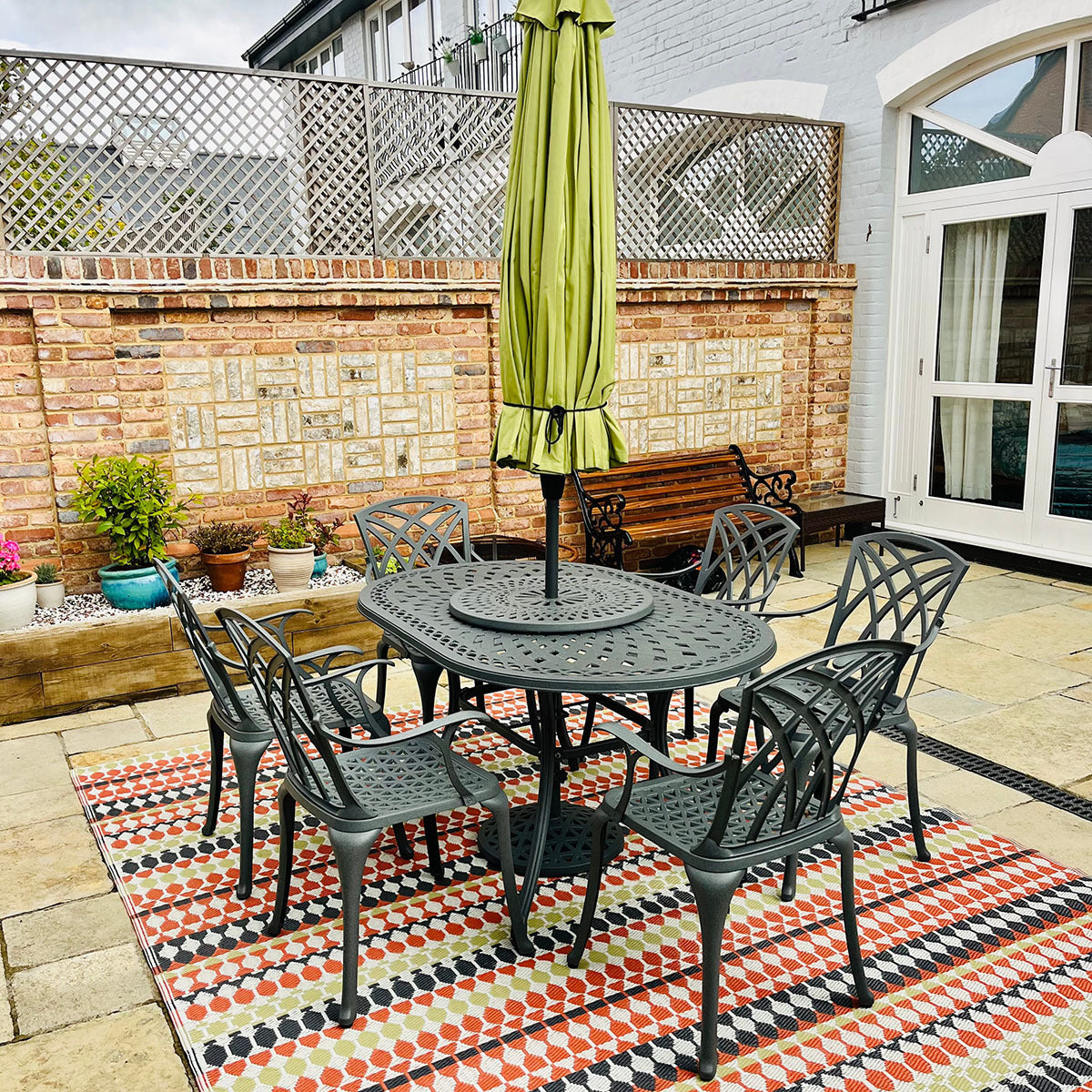 June Tuintafel (6 Persoons Set)