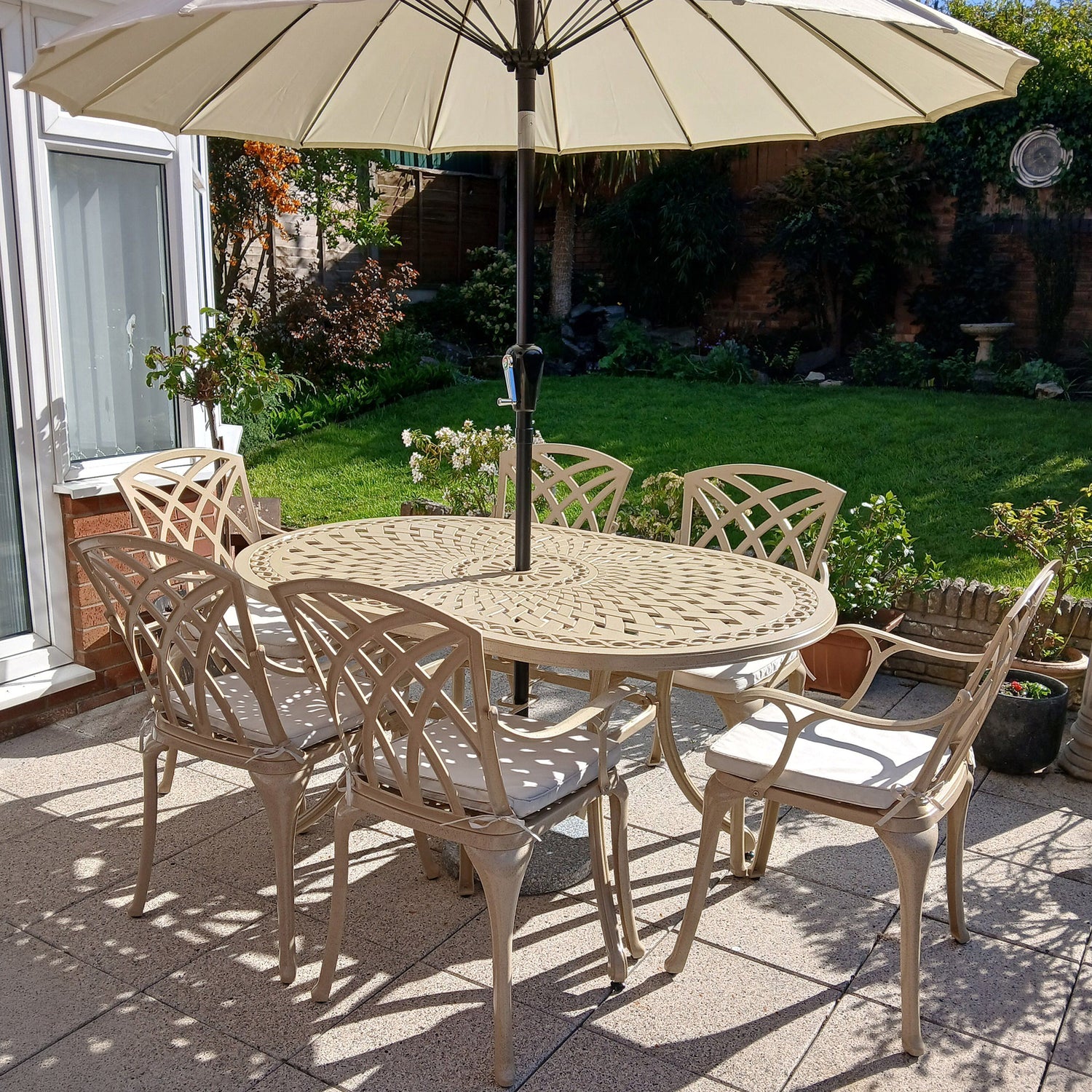 June Tuintafel (6 Persoons Set)