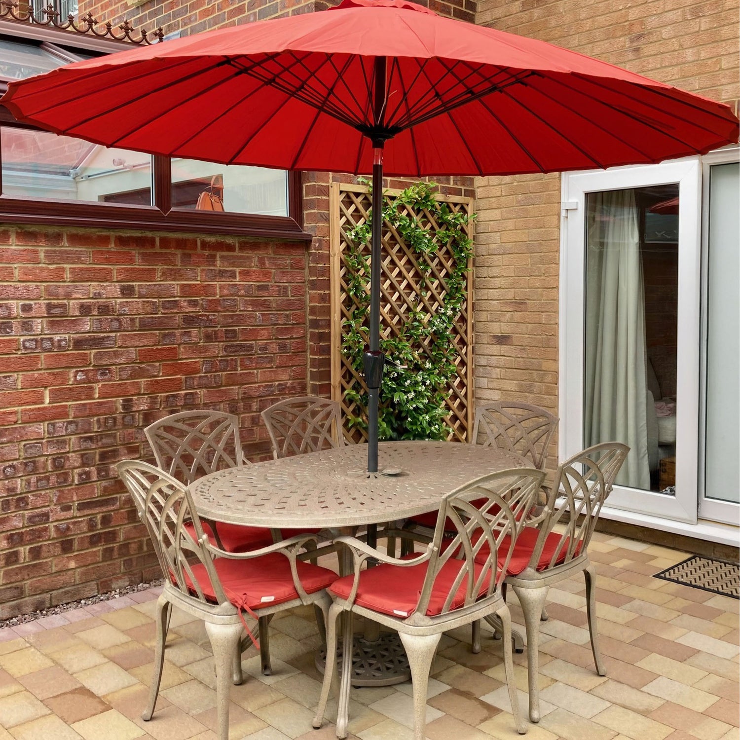 June tuintafel (6 persoons set)