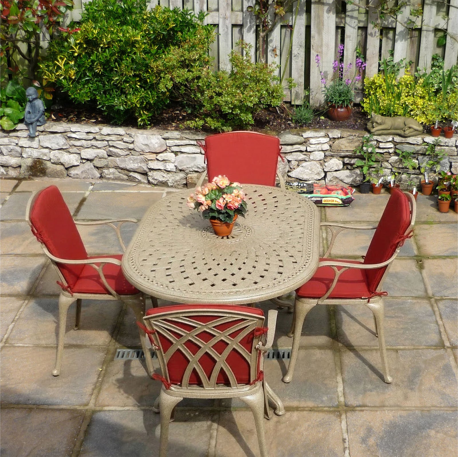 June Tuintafel (4 Persoons Set)