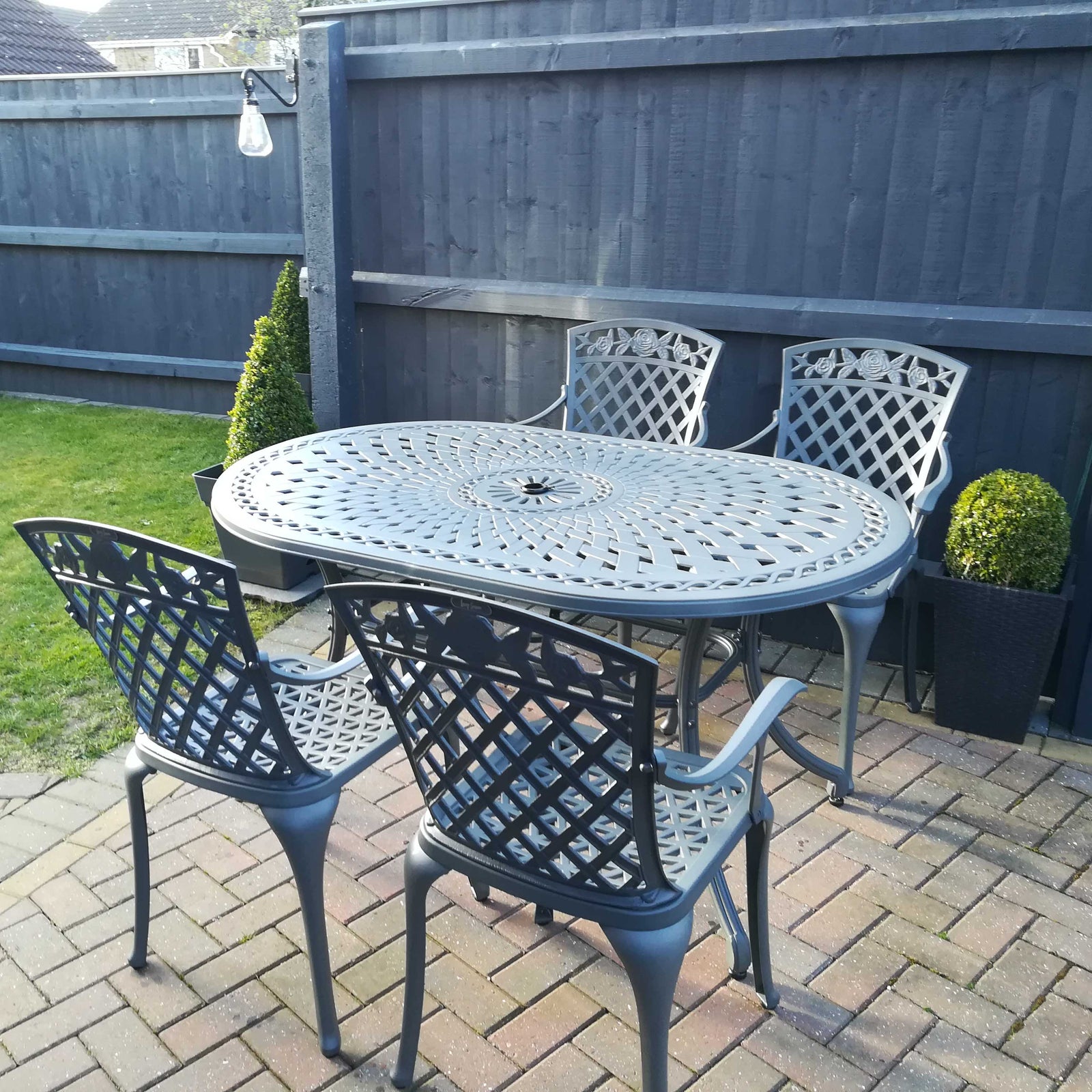 June Tuintafel (4 Persoons Set)