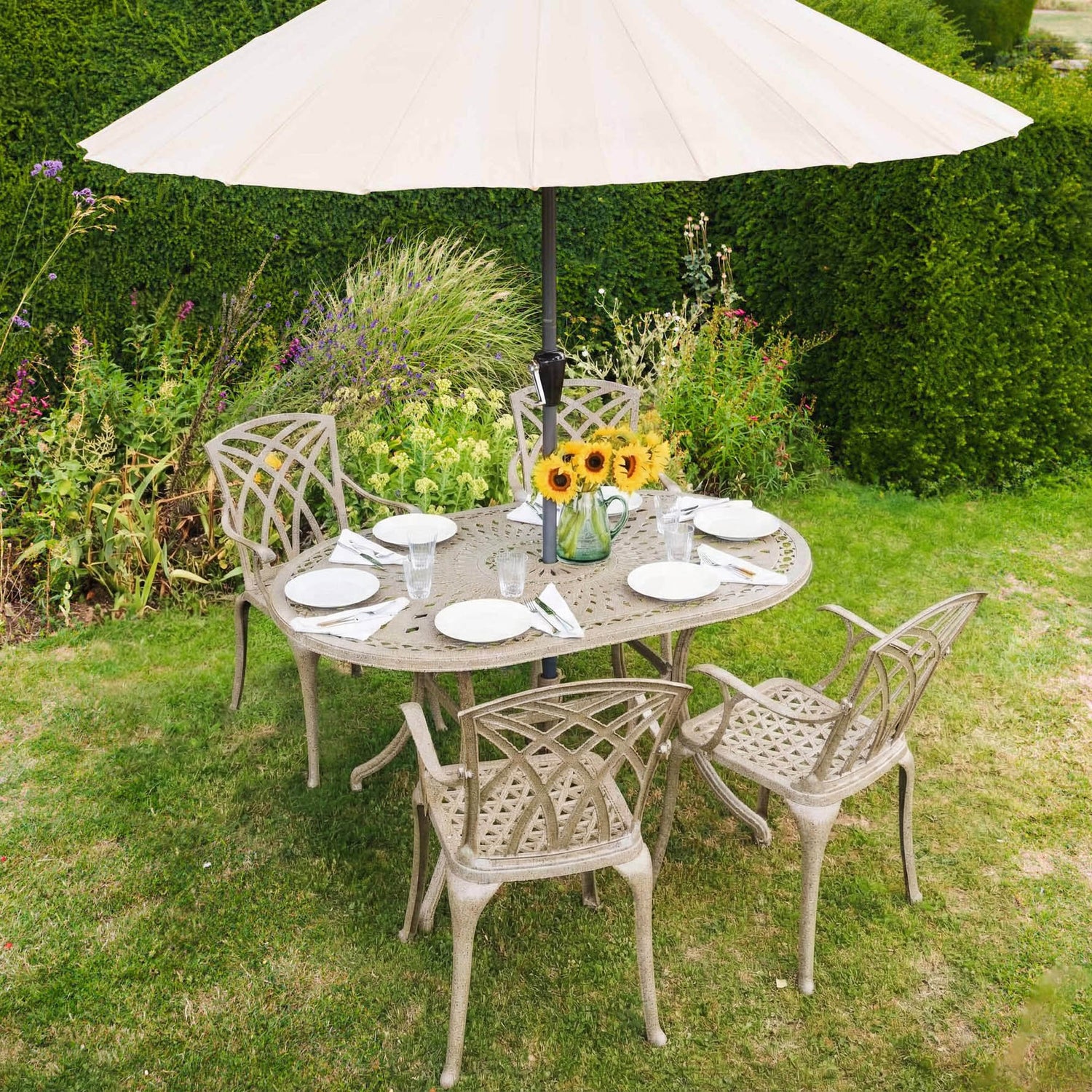 June tuintafel (4 persoons set)