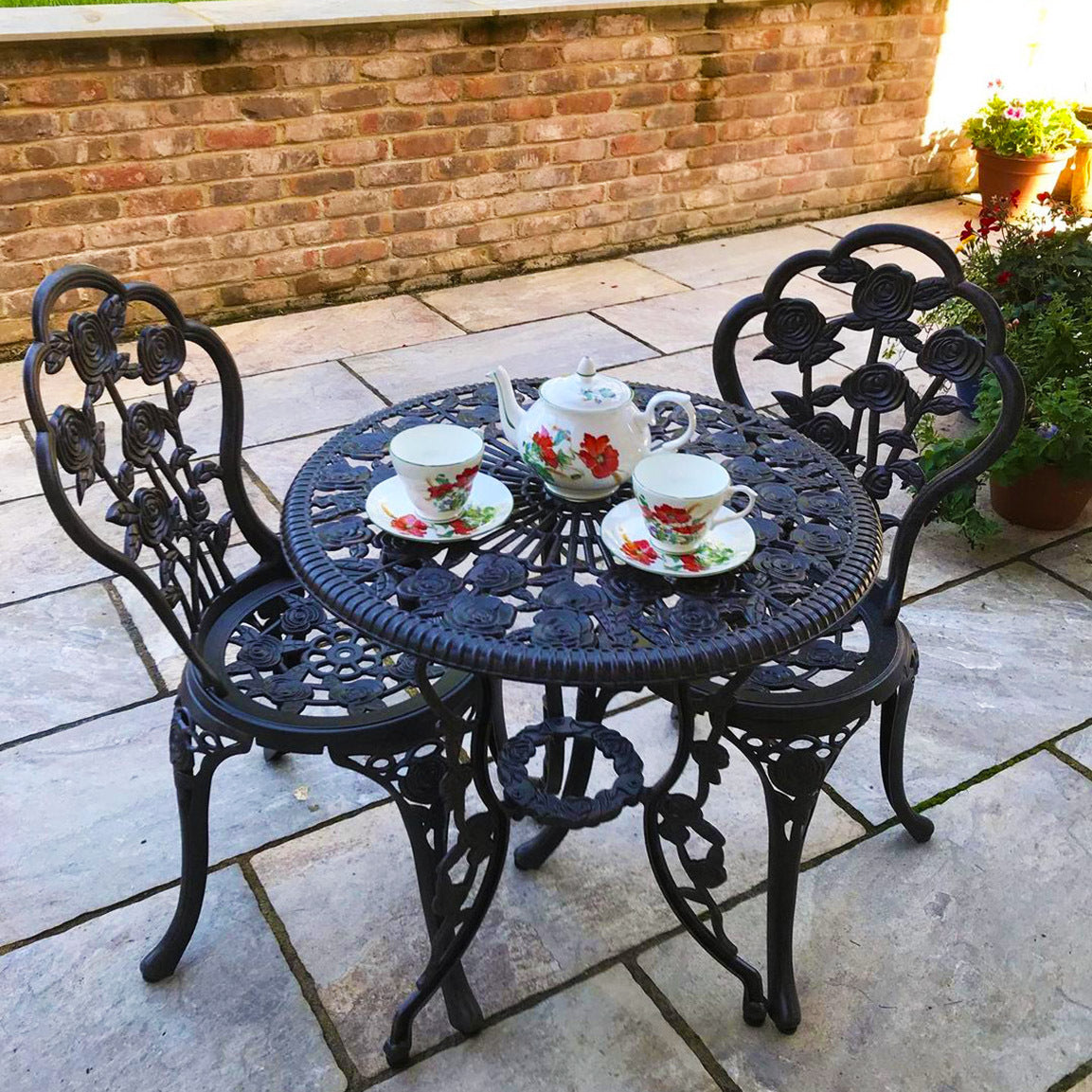 London Rose 2-Zits Bistro Tuinset