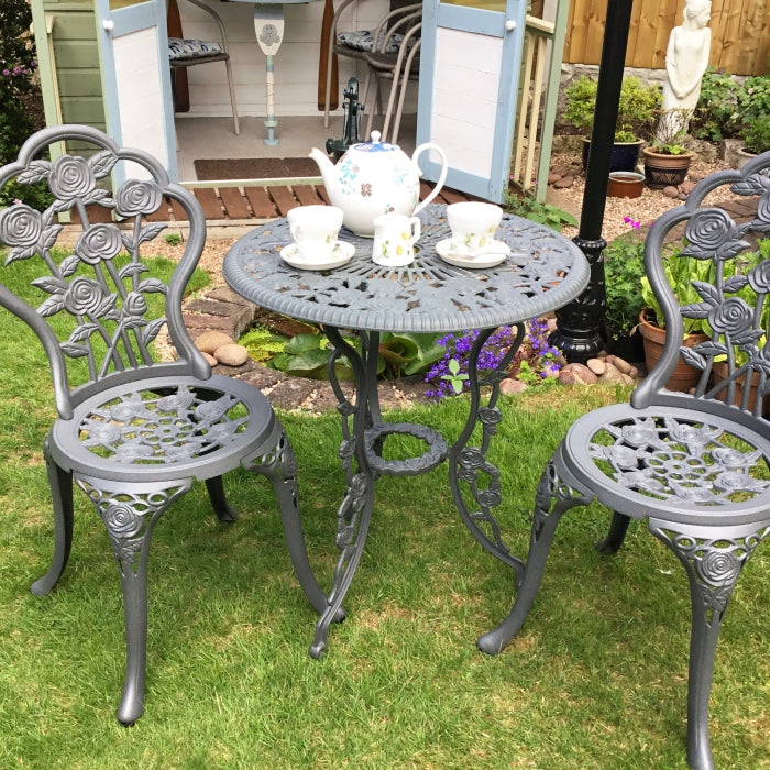 London Rose Tafel - Leigrijs