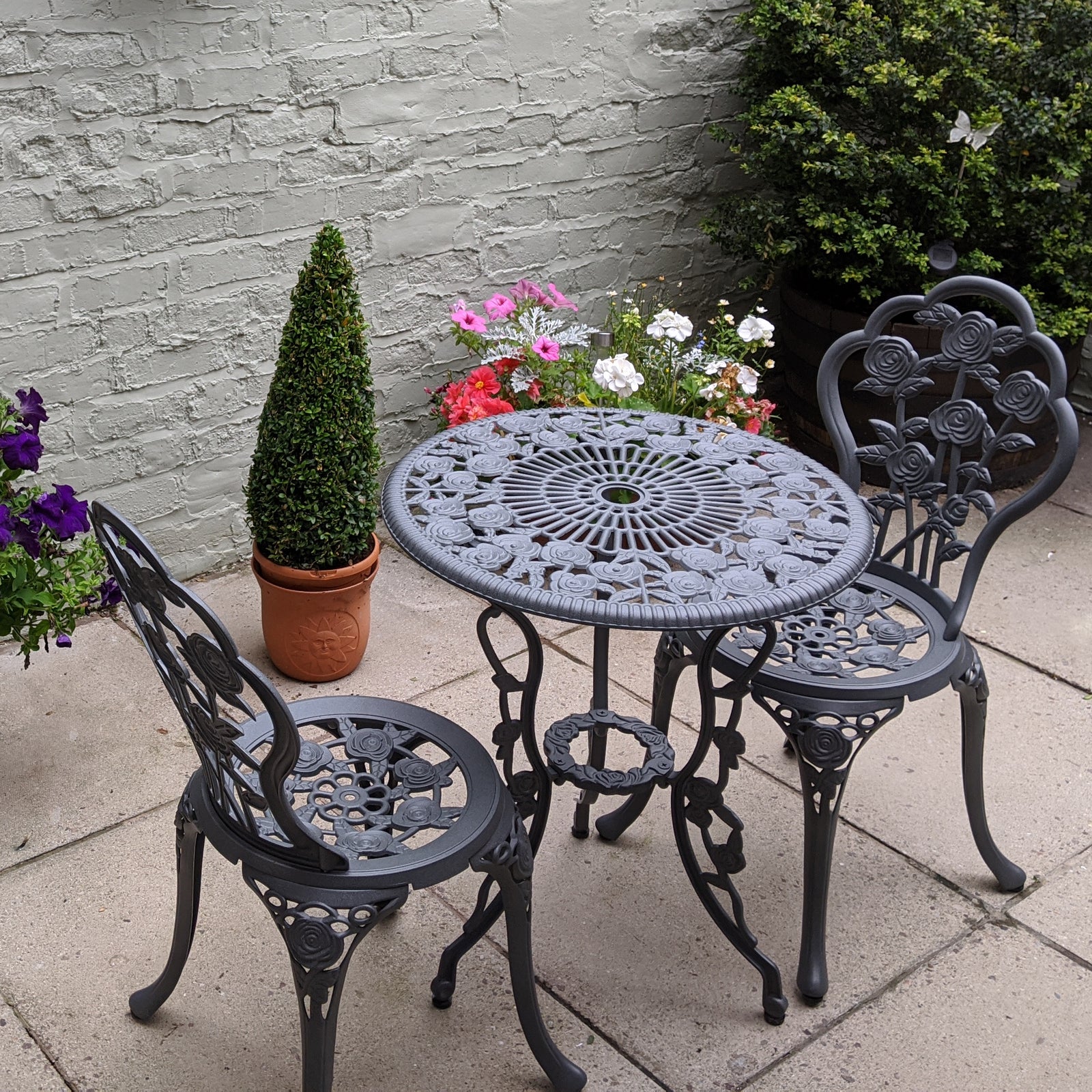 London Rose 2-Zits Bistro Tuinset