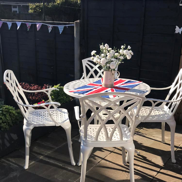 Mia tuintafel (4 persoons set)