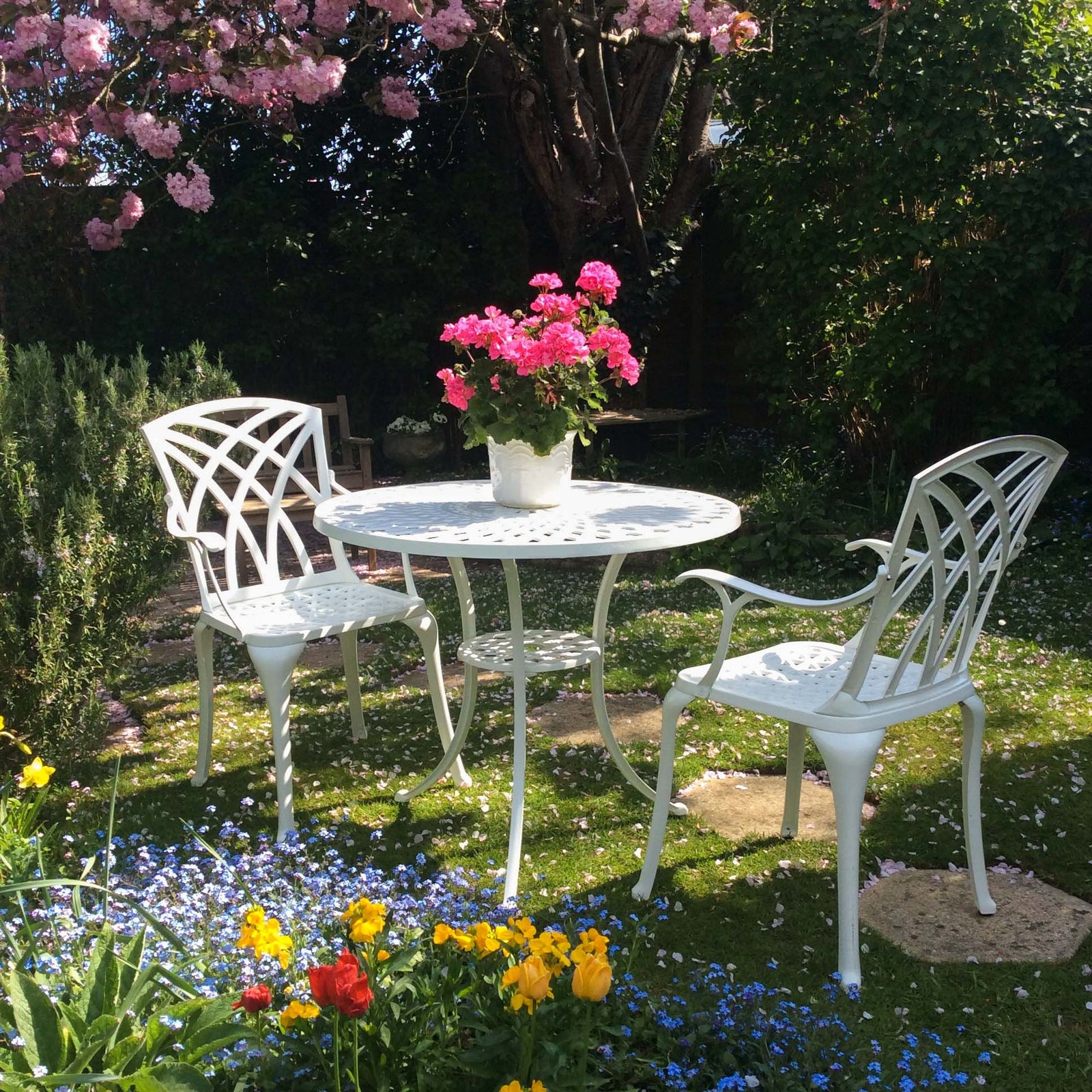 Mia Tuintafel (2 Persoons Set)