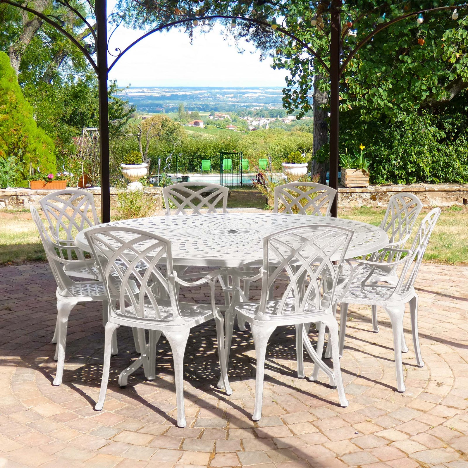 Olivia Tuintafel (10 Persoons Set)
