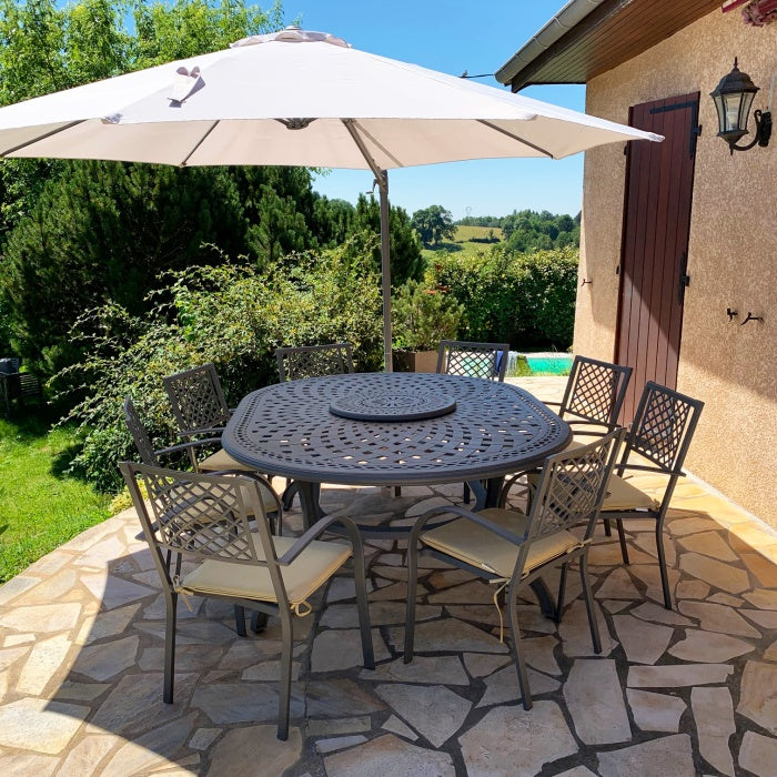 Rosemary tuintafel (8 persoons set)