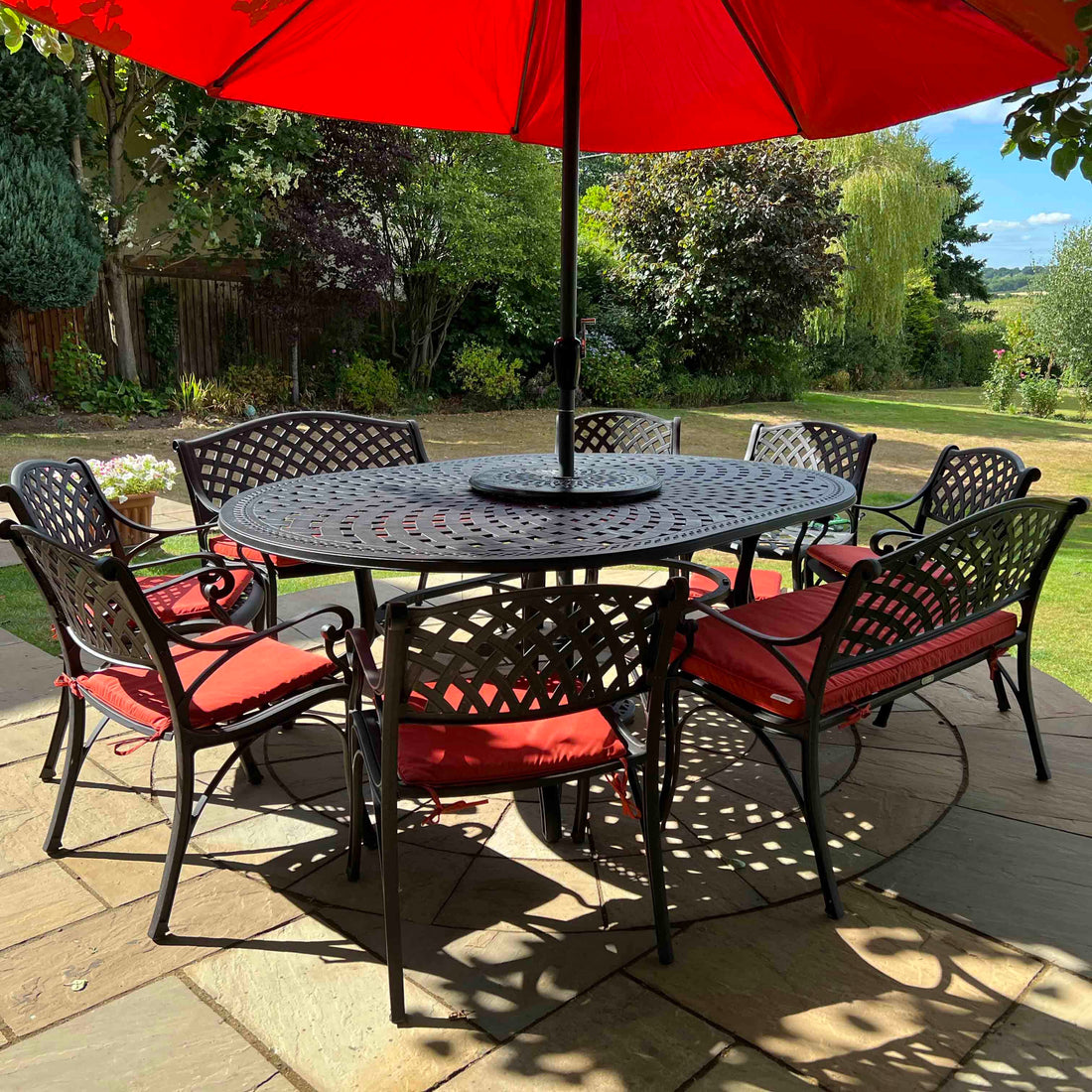 Rosemary tuintafel (10 persoons set)