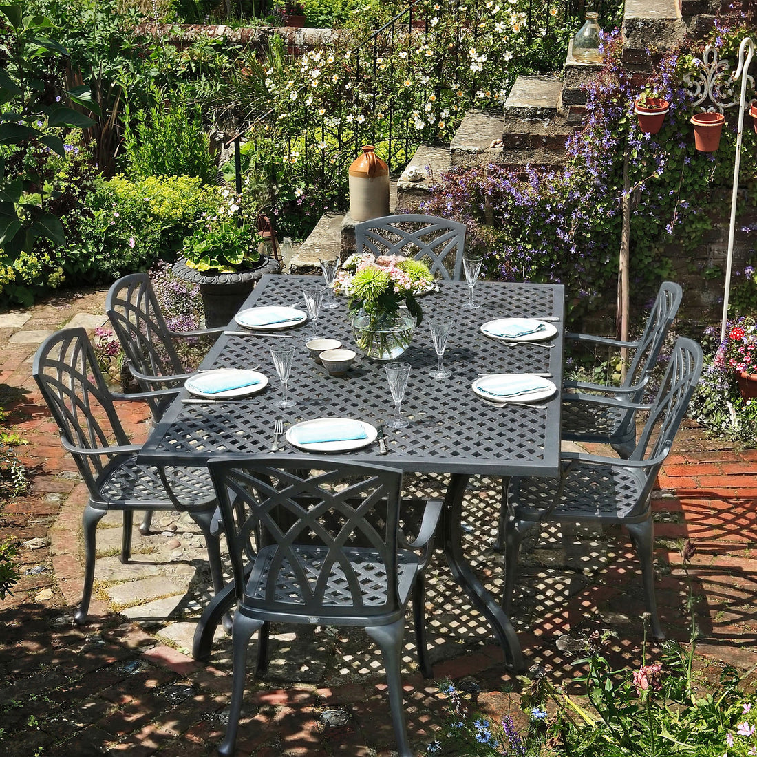 Sophia tuintafel (6 persoons set)