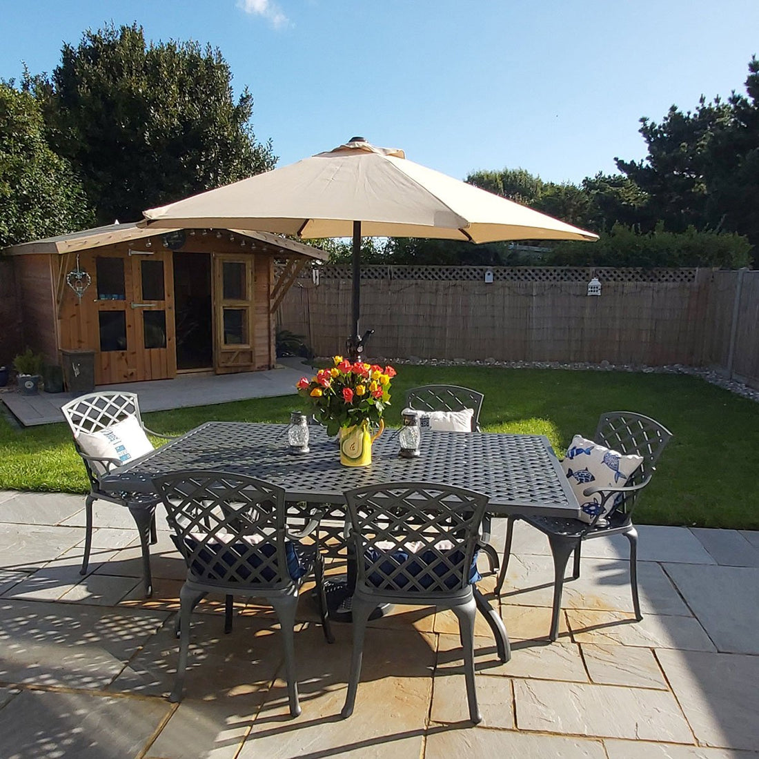 Sophia tuintafel (6 persoons set)