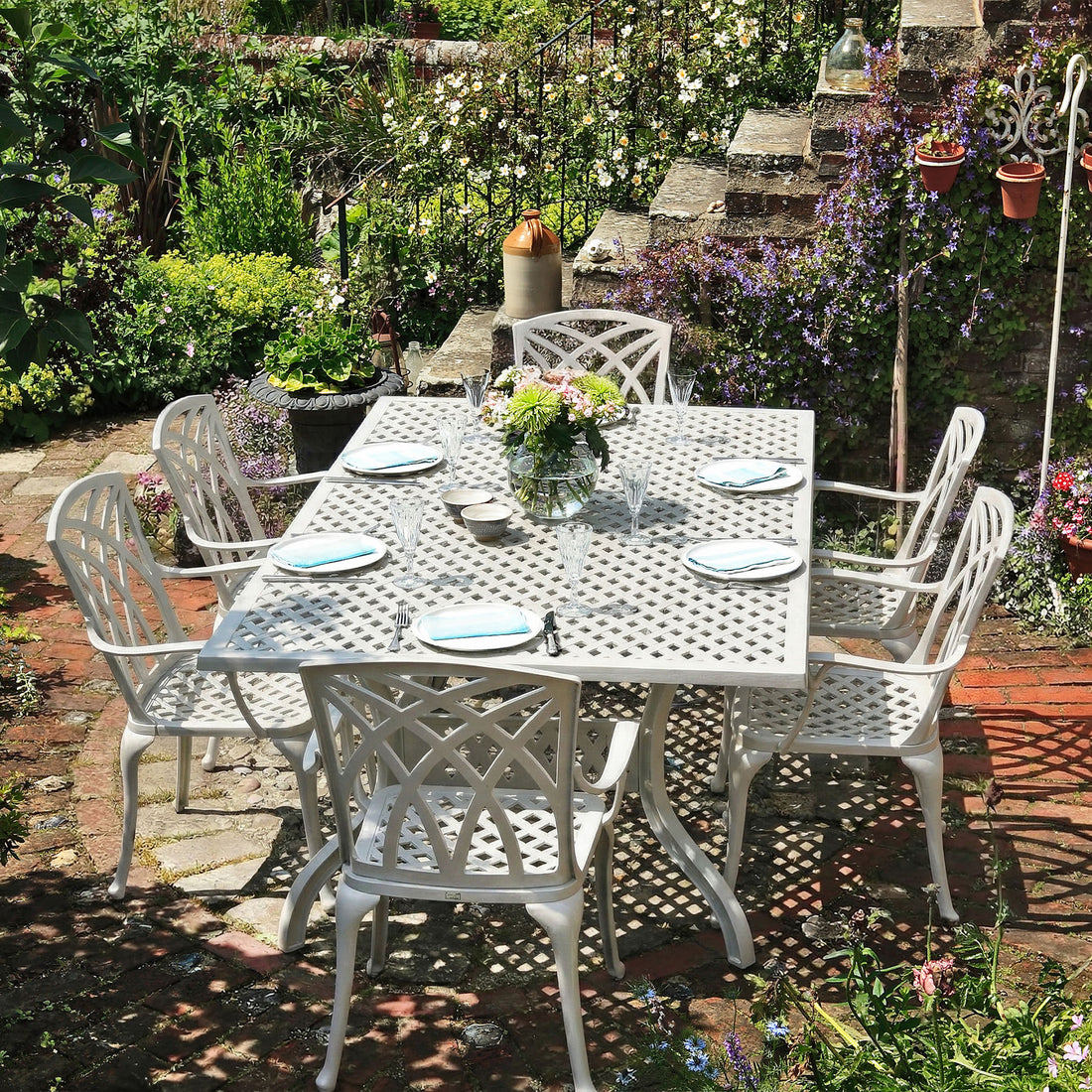 Sophia tuintafel (6 persoons set)