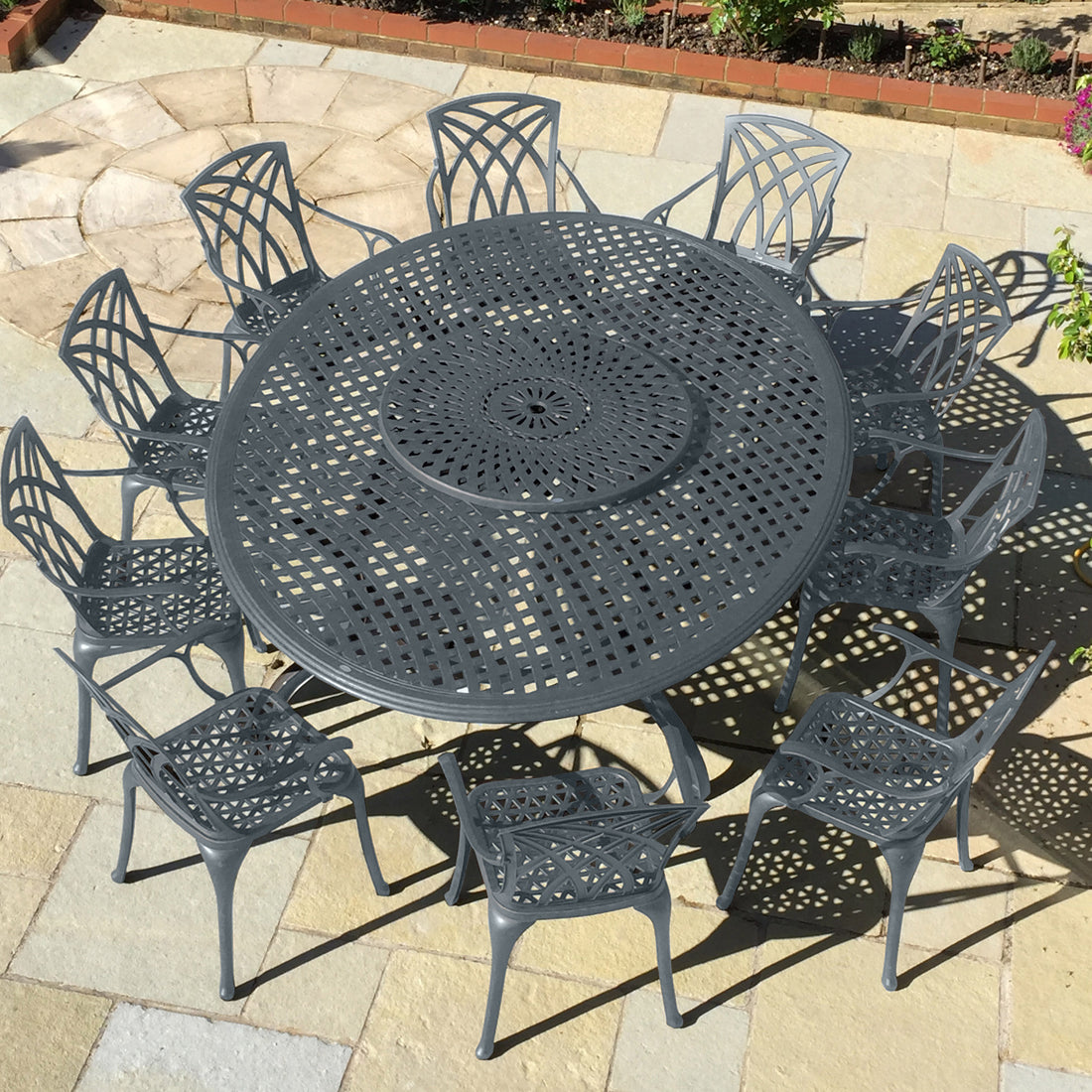 Victoria tuintafel (10 persoons set)