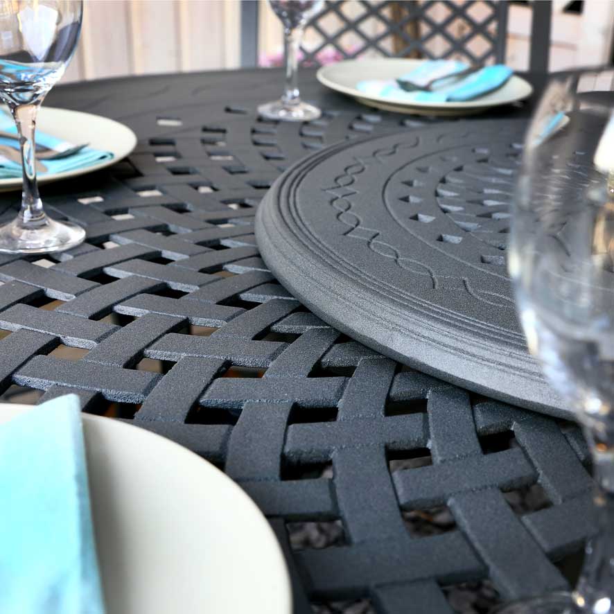 Amelia Tuintafel (8 Persoons Set) - Leigrijs