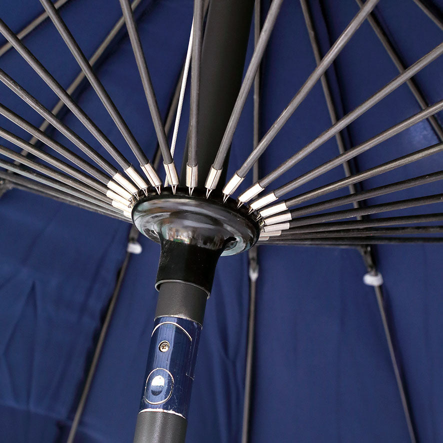 marineblauwe Parasol 2,5 m - Blauw