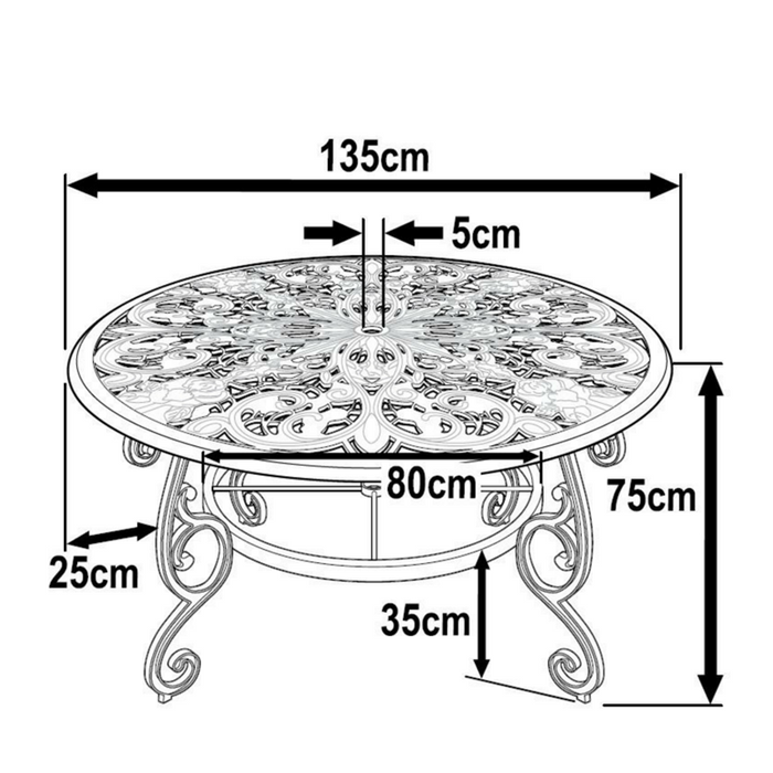 Joyce Tuintafel (6 Persoons Set)
