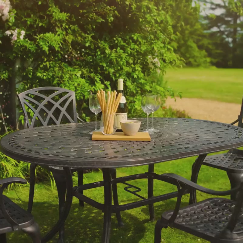 June tuintafel (4 persoons set)