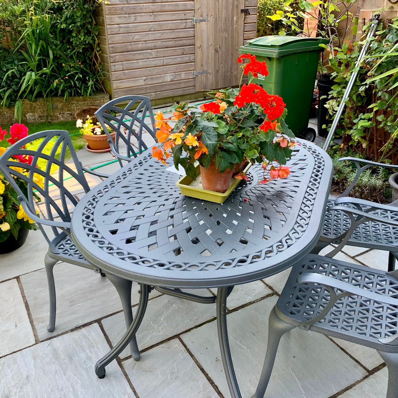 June Tuintafel (4 Persoons Set)