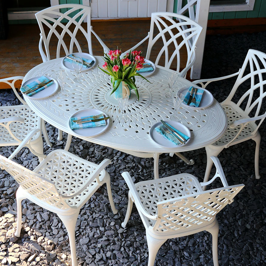 Emily tuintafel (6 persoons set)