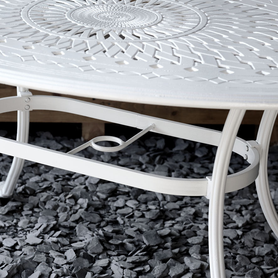 Emily Tuintafel (4 Persoons Set) - Wit