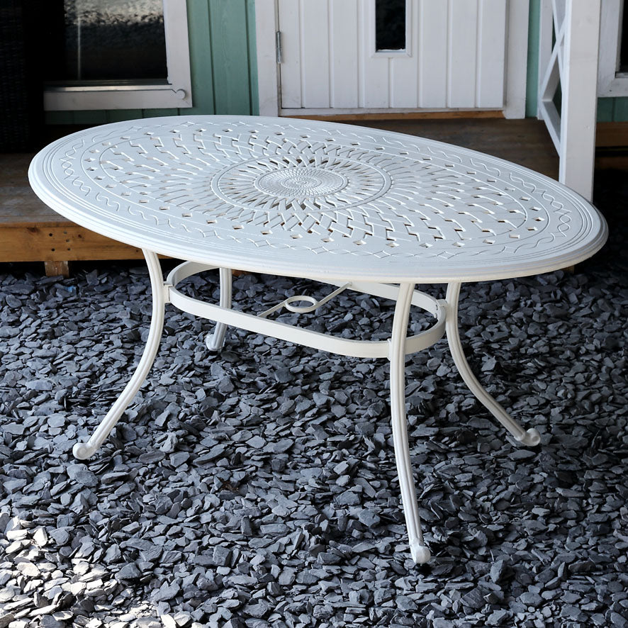 Emily Tuintafel (4 Persoons Set) - Wit