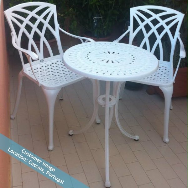 White_Eve_Bistro_Table_Cast_Aluminium_Garden_Furniture_4