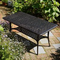 Voorvertoning: Rectangular_Cast_Aluminium_Metal_Garden_Furniture_Side_Table_1